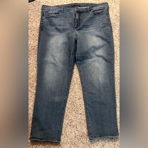 Bandolini Classic Blue Straight Leg Jeans with Subtle Fading
